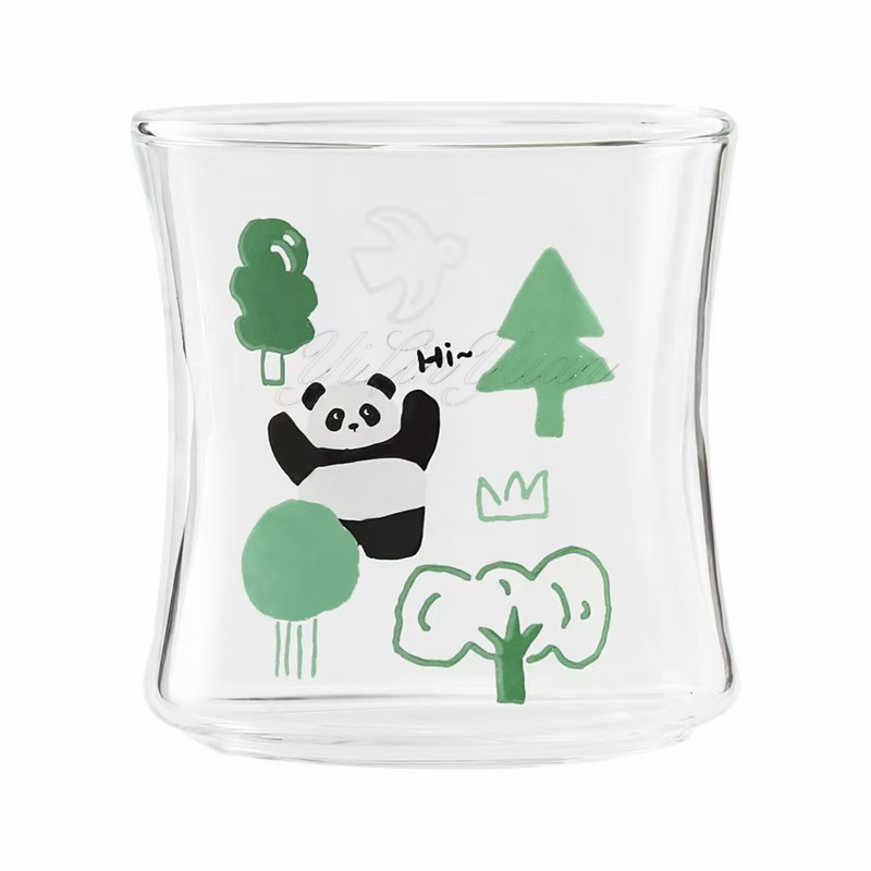 Hand painted glass goblets series
