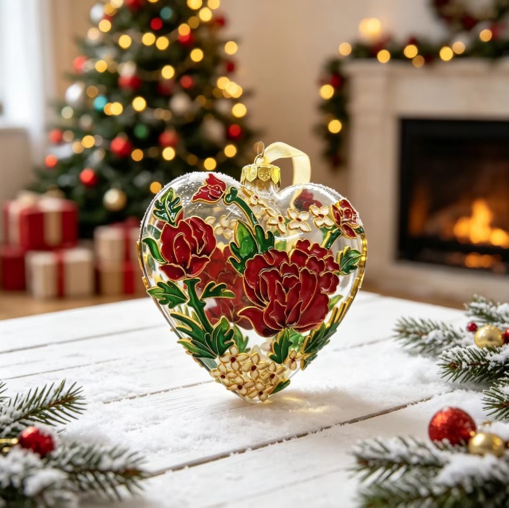 Heart-shaped floral theme